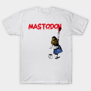 mastodon and red girl T-Shirt